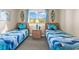 Charming guest bedroom with two twin beds, themed decor, and cozy furnishings at 9581 Shore Dr. # 127, Myrtle Beach, SC 29572