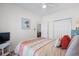 Comfortable bedroom showcasing a decorative bed, natural light, and coordinating furniture pieces at 1058 Sea Mountain Hwy. # 9-101, North Myrtle Beach, SC 29582