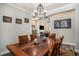 Elegant dining room with a view into the living room at 109 Obd Way, Myrtle Beach, SC 29588
