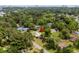 This aerial shows a neighborhood near the coast surrounded by lush greenery and mature trees at 1127 Pine Dr., Myrtle Beach, SC 29577