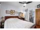 Comfortable bedroom with hardwood floors and ample natural light at 1127 Pine Dr., Myrtle Beach, SC 29577