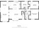 Layout of home features an open living area, kitchen, and bedrooms at 1127 Pine Dr., Myrtle Beach, SC 29577