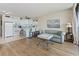 Open-concept living space with combined kitchen and seating area, complemented by ocean view at 1210 N Waccamaw Dr. # 305, Murrells Inlet, SC 29576