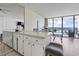 Open floor plan showcases an eat in kitchen, seating area and amazing ocean view at 1210 N Waccamaw Dr. # 305, Murrells Inlet, SC 29576