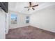 Cozy bedroom features natural light, ceiling fan and neutral walls at 1217 Cymmer Ct., Conway, SC 29527