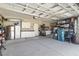 Spacious garage with ample storage space, built in cabinets, and a functional layout at 122 New Paradise Way, Myrtle Beach, SC 29588