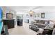 Comfortable living room featuring a ceiling fan, and a view of the outdoors at 131 Sago Palm Dr., Myrtle Beach, SC 29579