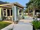 Backyard patio featuring a pergola, patio furniture, and a hot tub at 1504 Saint Thomas Circle, Myrtle Beach, SC 29577