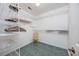 Spacious walk-in closet with ample shelving and hanging space for all your storage needs at 1527 Hallborough Dr., Surfside Beach, SC 29575