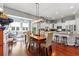 Eat-in kitchen overlooks the dining and living areas, making it ideal for entertaining at 1631 Murrell Pl., Murrells Inlet, SC 29576