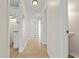 Hallway leading to the kitchen, bathroom, and other rooms in the house at 1763 Lipscomb Rd., Mullins, SC 29574