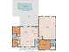 Detailed floor plan illustrating layout of bedrooms, bathrooms, living areas, and pool with patio at 193 Field Loop Rd., Georgetown, SC 29440