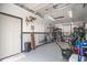 Organized garage interior with storage racks, fishing rods, and various tools and equipment at 193 Field Loop Rd., Georgetown, SC 29440