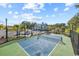 A pristine community pickleball court surrounded by lush landscaping at 2492 Goldfinch Dr., Myrtle Beach, SC 29577