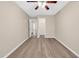 Bedroom featuring neutral paint, vinyl floors, and open doorway at 2546 Whetstone Ln., Myrtle Beach, SC 29579
