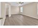 Spacious bedroom with vinyl floors, a ceiling fan, and plenty of room at 2546 Whetstone Ln., Myrtle Beach, SC 29579