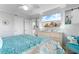 Bedroom featuring king-size bed, dresser with a large TV, and two closets at 307 74Th Ave. N # 3C, Myrtle Beach, SC 29572