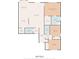 Detailed floor plan showcasing the layout of the home including the primary bedroom and living spaces at 309 Rycola Circle, Surfside Beach, SC 29575