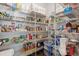 Organized walk-in pantry with wire shelving and ample storage for food and household items at 309 Rycola Circle, Surfside Beach, SC 29575
