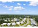Picturesque aerial shot of a lovely home nestled in a lush, green community with winding roads and water access at 323 Waties Dr., Murrells Inlet, SC 29576
