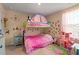 bedroom featuring a bunk bed with tent, cartoon wall stickers and a play kitchen set at 348 Hidden Cove Dr., Little River, SC 29566