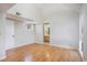 Spacious bedroom with wood floors and high ceilings with an ensuite bathroom at 351 Lake Arrowhead Rd. # 24-396, Myrtle Beach, SC 29572