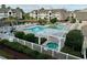 Aerial view of the community pool and lounging area featuring well maintained landscaping at 3761 Citation Way # 531, Myrtle Beach, SC 29577
