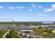 Aerial view of waterway community near Cherry Grove Beach and the Intracoastal Waterway at 4520 Coquina Harbour Dr. # F-3, Little River, SC 29566