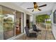 Balcony access from the kitchen and golf course views making for a relaxing outdoor space at 4940 Windsor Green Way # 301, Myrtle Beach, SC 29579
