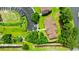 Overhead view of property with parking and green landscaping at 500 Myrtle Greens Dr. # D, Conway, SC 29526