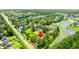 Aerial view showing the community nestled amidst greenery at 500 Myrtle Greens Dr. # D, Conway, SC 29526