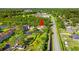 Aerial view of the property with lush greenery surrounding the buildings at 500 Myrtle Greens Dr. # D, Conway, SC 29526