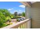 Balcony view with parking and landscaping at 500 Myrtle Greens Dr. # D, Conway, SC 29526
