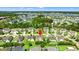 Aerial view of a residential neighborhood, highlighting a specific house in the community at 5146 Fairmont Ln., Myrtle Beach, SC 29579