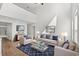 Cozy living room featuring stylish furnishings, hardwood floors, and an open layout at 5146 Fairmont Ln., Myrtle Beach, SC 29579