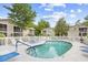 A refreshing outdoor pool surrounded by lounge chairs and greenery at 5406 Sweetwater Blvd. # 5406, Murrells Inlet, SC 29576