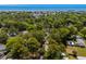 Aerial neighborhood view showcasing the home's proximity to lush greenery and nearby beach at 6001 - 1732 S Kings Hwy., Myrtle Beach, SC 29575