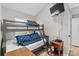 Bedroom featuring bunkbeds with storage drawers and a mounted TV at 6001 - 1732 S Kings Hwy., Myrtle Beach, SC 29575