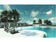 Community pool with lounge chairs and palm trees at 6080 Zoe Way, Myrtle Beach, SC 29588