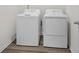 Laundry room featuring modern appliances and durable flooring, blending convenience with practicality at 622 Castillo Dr., Loris, SC 29569