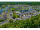 An aerial view of a community that features ponds with fountains, green spaces and a pool at 6244 Catalina Dr. # 511, North Myrtle Beach, SC 29582