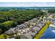 Aerial view of a residential community with a nearby golf course, trees and a lake at 6244 Catalina Dr. # 511, North Myrtle Beach, SC 29582