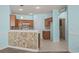 Kitchen shows matching appliances, cabinets, and countertops, plus mosaic tile backsplash at 6244 Catalina Dr. # 511, North Myrtle Beach, SC 29582