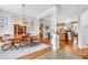 Inviting dining room with hardwood floors, neutral paint, and seamless access to living spaces at 67 Camden Circle, Pawleys Island, SC 29585