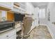 Laundry room with workspace, cabinets, and front load washer and dryer at 7202 Seville Dr., Myrtle Beach, SC 29572