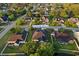 Beautiful aerial view of the property showcasing its location and surrounding landscape near a pond at 728 Churchill Dr., Myrtle Beach, SC 29579