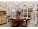 Cozy dining area featuring a round table with seating and natural light at 728 Churchill Dr., Myrtle Beach, SC 29579