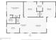 Floor plan showing layout of the home's rooms and dimensions at 9679 Stillwater Ct., Myrtle Beach, SC 29572