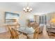 Cozy dining room area with natural lighting, comfortable seating and views of the ocean at 9820 Queensway Blvd. # 804, Myrtle Beach, SC 29572