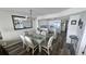 Dining area adjacent to the kitchen with seating for six at 102 N Ocean Blvd. # 405, North Myrtle Beach, SC 29582